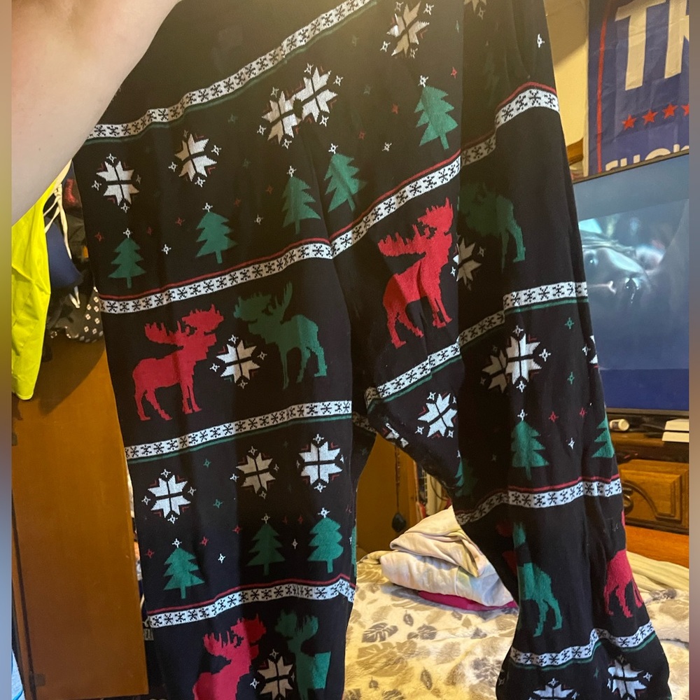 2X comfy pajama bottoms christmas
